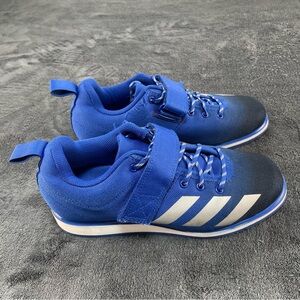 adidas Blue and White Athletic Shoes, size 6 men, 7.5 women